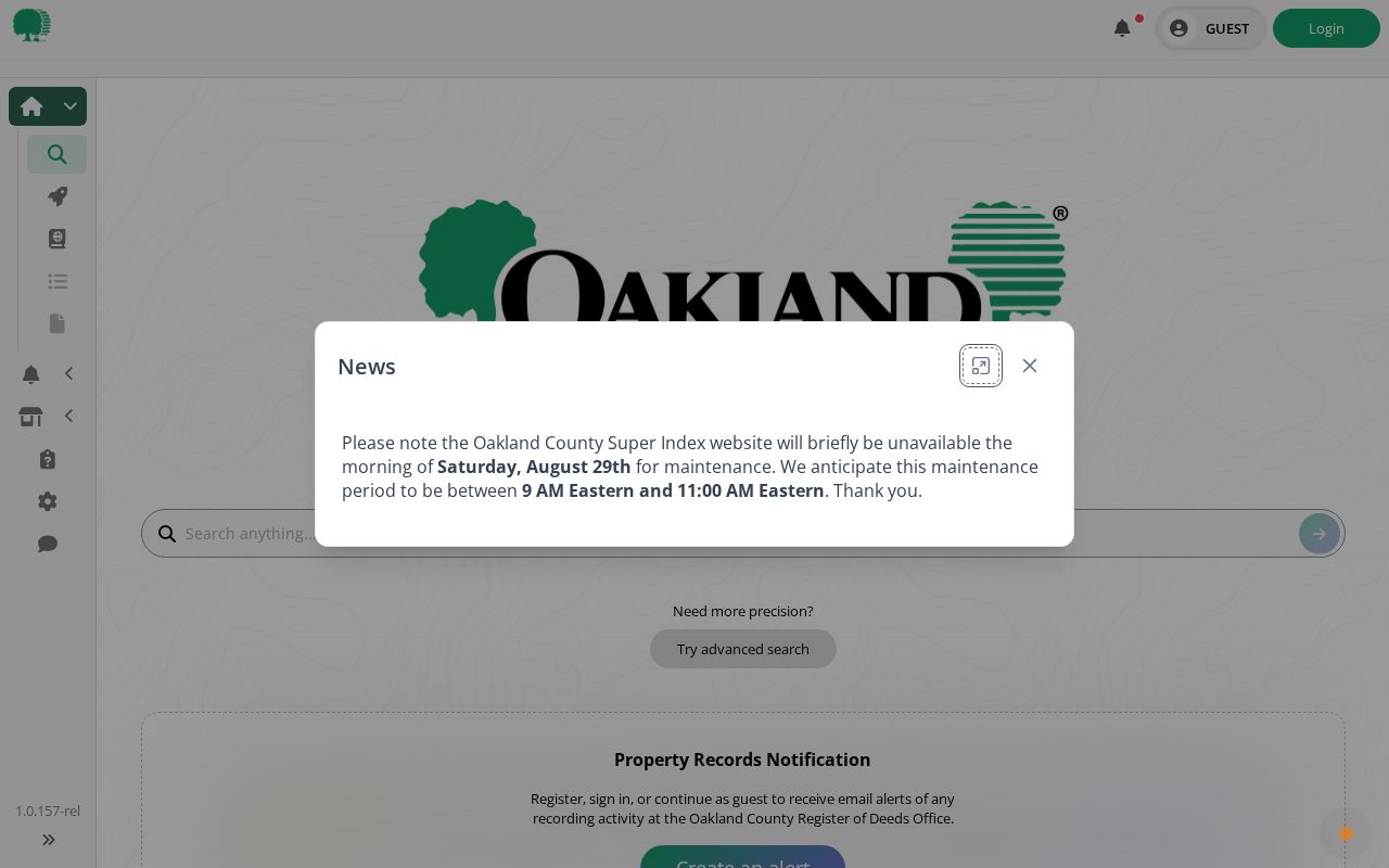Farmington Hills residents directory Oakland County Super Index deed search
