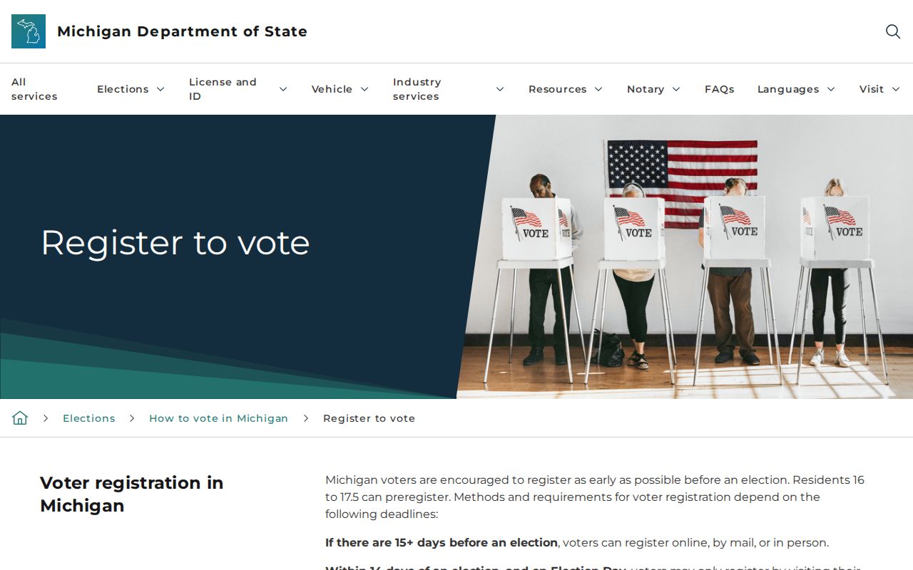 Farmington Hills ZIP code directory reference for Michigan voter registration and clerk access